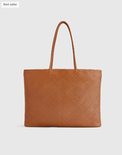 Borsa a mano cognac nuova con