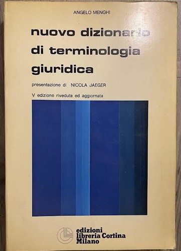 Nuovo dizionario - , di