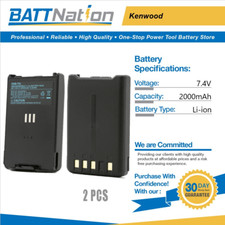 2x 7.4V 2000mah Li-ion battery