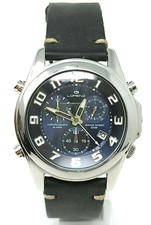 Orologio Lorenz 25556 cronografo in acciaio con allarme sub 100 meters watch 