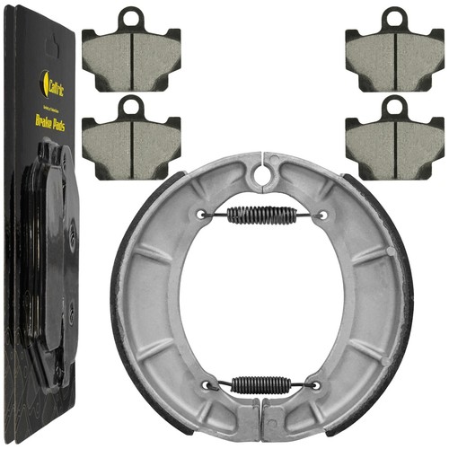 Front brake pads rear shoes - front,