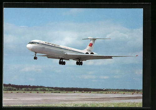Cartolina aereo di - cartolina, il-62