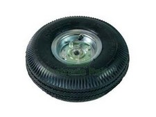 1PZ RUOTA PER CARRELLO PNEUMATICA MM.260 CON CUSCINETTO CERCHIO ACCIAIO Ø MM.26: