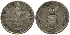 Filippine - Filippine 20 Centavos 1944 - Argento 0.750, 4g, ø 21mm KM# 182
