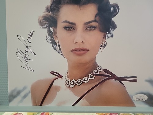 Foto firmata sophia loren 8x10 - firmata,