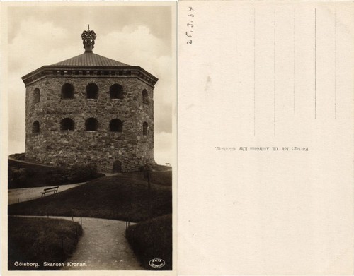 Cpa göteborg skansen kronan - gÖteborg,