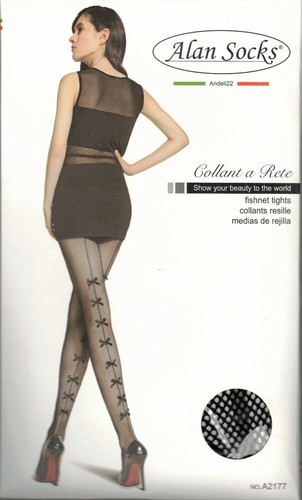 Collant rete nero - collant,
