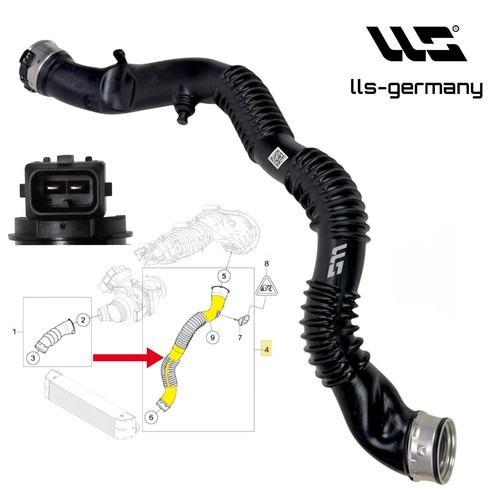 Tubo turbo intercooler per bmw - turbo,