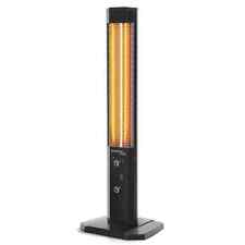 Stufa riscaldatore carbonio infrarossi termostato verticale a colonna 1200 w