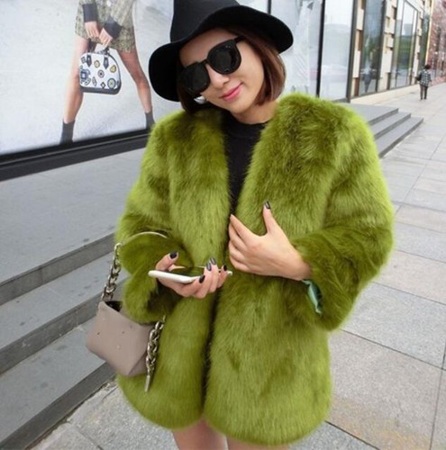 Cappotto donna moda - , pelliccia