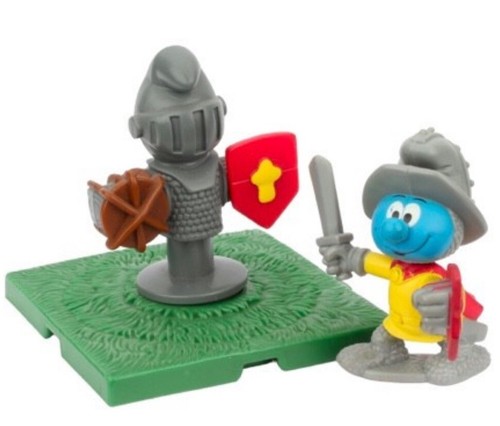 Puffo guerriero happy meal - puffo,