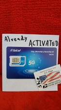 Telcel SimCard MEXICO CITY 5G Scheda SIM ad alta velocità GIÀ ATTIVATA..