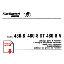 Catalogo ricambi trattore FIAT 480-8 480 DT V Manuale parti esplosi CD