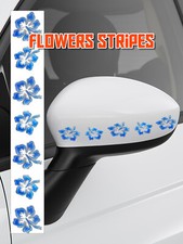 Stripes Strisce Adesive per Auto Fiori 3 x 33 cm