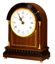 Mahogany inlaid wood fireplace - mahogany,