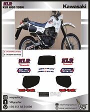 Adesivi KLR 600 1984 al 1987 ADESIVI ADHESIVES GRAFICHE STICKERS DECALS