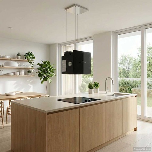Cappa cucina isola con - cappa, da