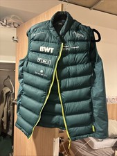 Giacca da corsa Aston Martin Formula Uno uomo gilet imbottito gilet scaldacorpo grande