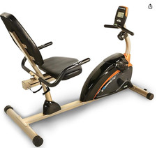 Bici Recumbent Unisex, 1500XL, Oro, Nero