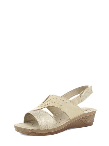 Sandali comfort donna oro