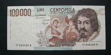 100000 lire 1993 Caravaggio
