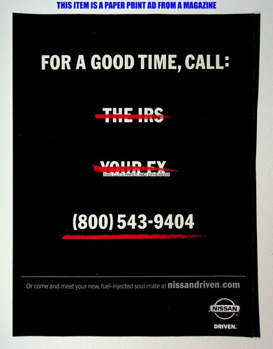 Nissan driven 2000 trade print - nissan,