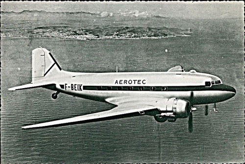 Cartolina aereo aerotec - cartolina,