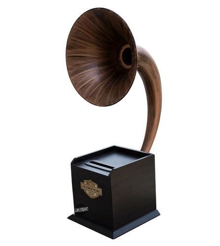 Altoparlante grammofono ottone
