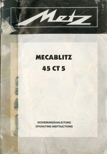 Metz mecablitz ct5 - mecablitz, 45