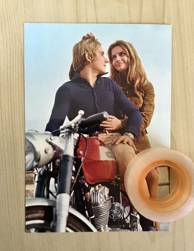 Rara originale cartolina moto - rara,