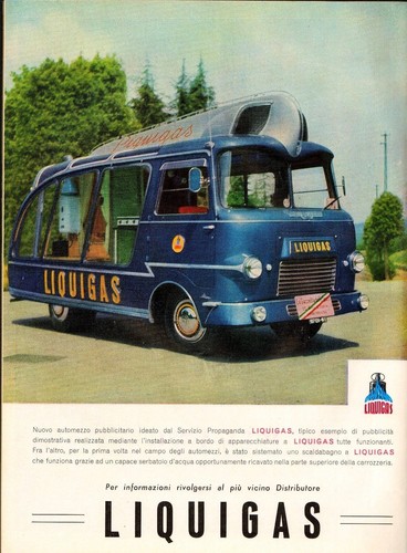 Pubblicita 1954 autobus - 1954,