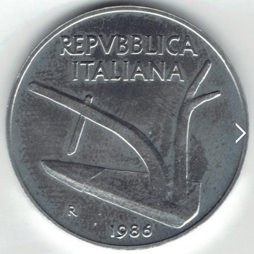 Lire 1986 spighe repubblica - 10,