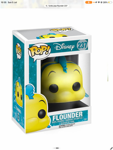 Funko disney flounder 237 - disney,