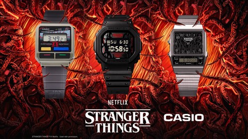Casio stranger things - x,