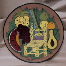 Piatto ceramica dipinto a mano