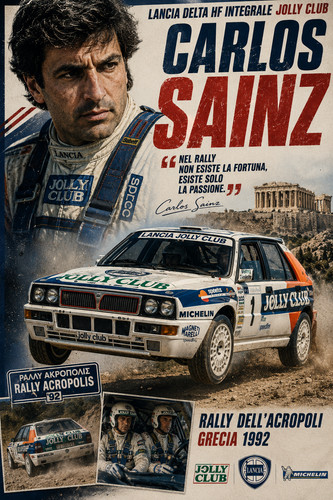 Carlos sainz lancia delta - sainz, hf