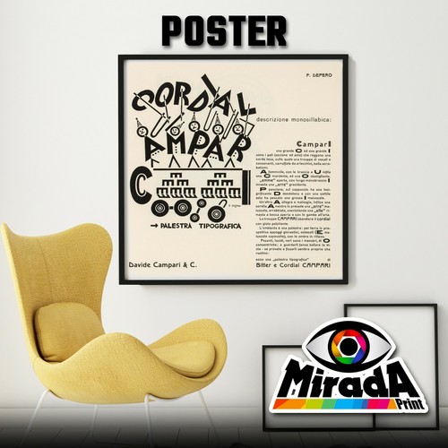 Poster vintage depero - vintage,