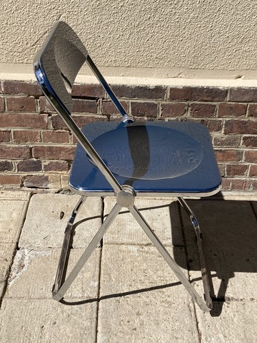 Chaise plia couleur bleue - chaise,