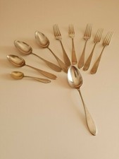 Lotto di dieci posate vintage