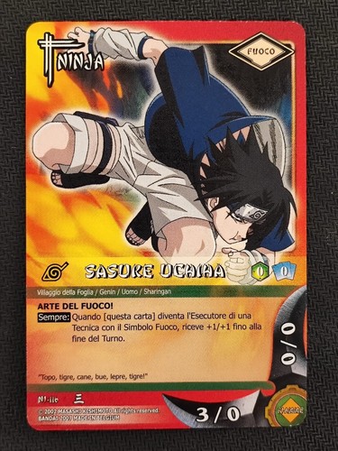 Naruto card game sasuke - card,