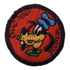*HH* Toppa patch vintage anni '80 toppe stemma Walt Disney production pluto