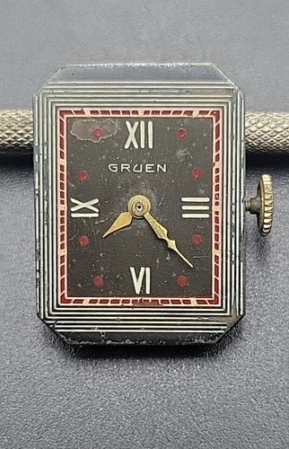 Vintage mens gruen 835 watch - 835,