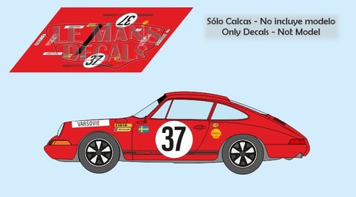 Decals porsche 911 rallye - 911, s
