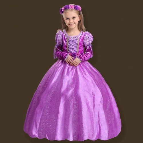 Rapunzel vestito bambina - rapunzel,