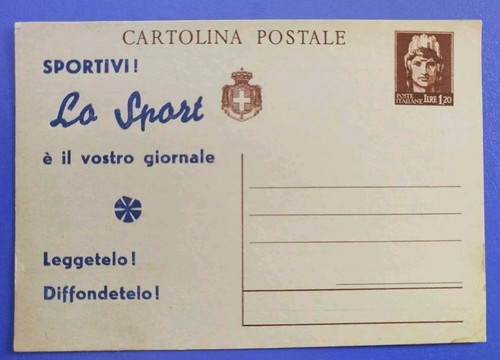 1945 intero postale turrita - intero,