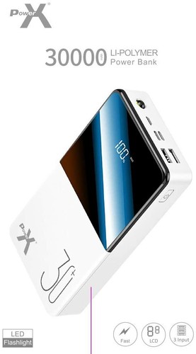 Powerx 30000mah usb power - 30000mah,