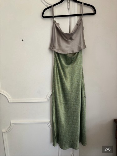 Abito maison seta bicolore - seta,