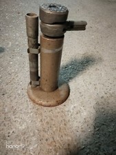 ANTICO CRICK MARTINETTO SOLLEVATORE FERRO A VITE AUTO D'EPOCA 1000kg