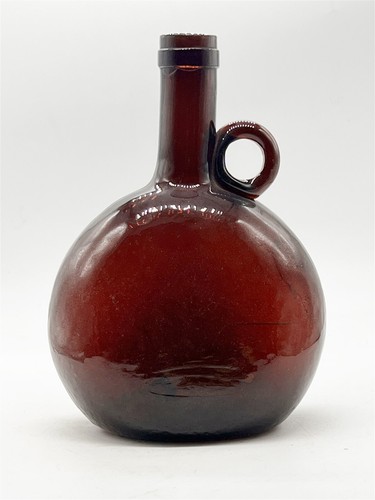 Antique red rounded - red, bottom