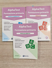 Alpha Test Formazione primaria KIT 3 Tomi (3000 Quiz, Esercizi, Prove)